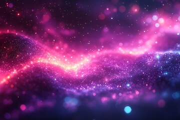 Fototapeta premium Fiery abstract background with sparks and stars. Fantasy fractal texture.v