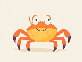 tiny crab with bold shell