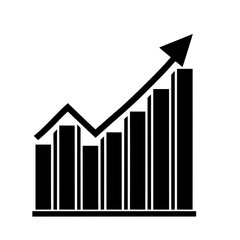 Growing Graph Icon