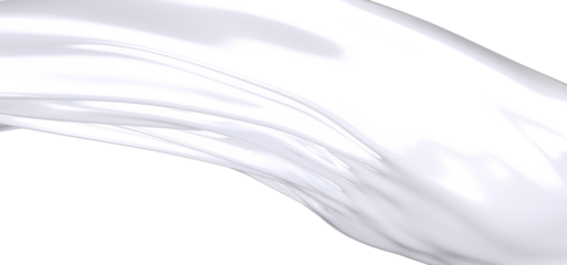 A close-up of a gray fabric drape with smooth, flowing lines. The texture is soft and the light plays across the surface, creating subtle highlights and shadows.