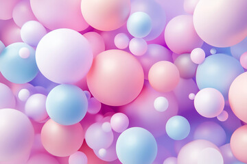 colorful background of many different colored balloons. The balloons are all different sizes and colors, creating a fun and playful atmosphere