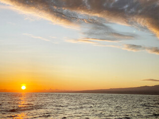 Fototapeta premium sunset on the sea