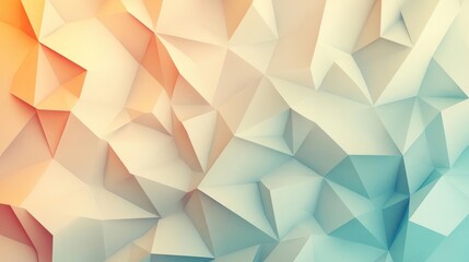 Abstract 3D geometry polygons colorful mosaic background.