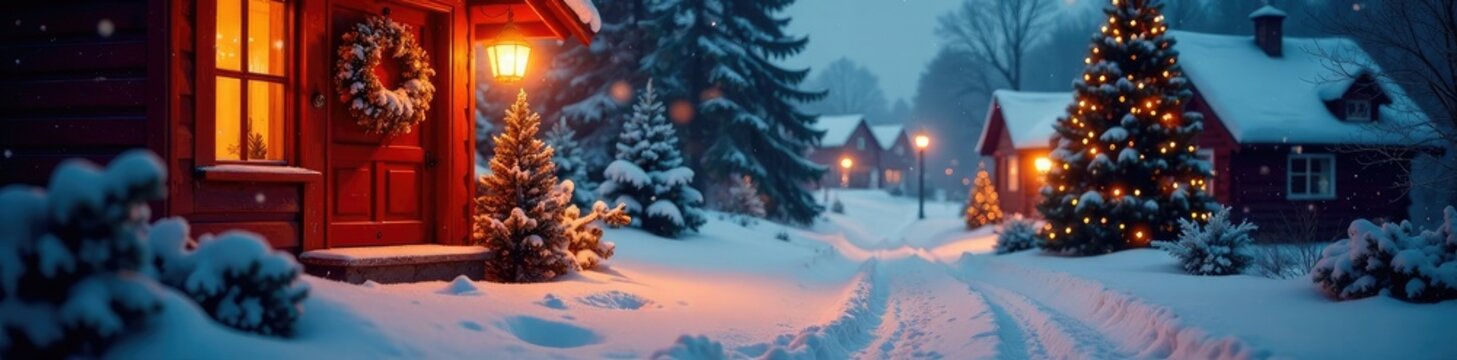 Rotes Weihnachtshintergrund mit bunten Farben, winter, weihnachten