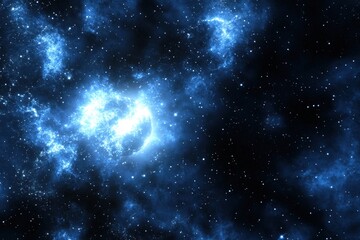 Fototapeta premium Bright nebula cosmic space background, stellar, universe