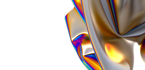 Chromatic Fusion: Where Colors Converge in a 3D Background