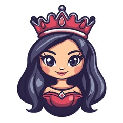 Princess Girl. Illustration On The Theme Of Characters, Cartoons, Images And History.  Generative AI	
