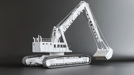 Obraz premium A Detailed Rendering of an Industrial Component 