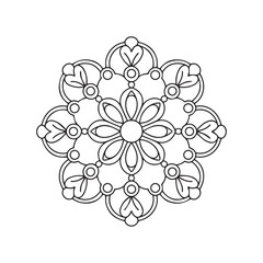 ornamental round ornament. ornamental round lace pattern