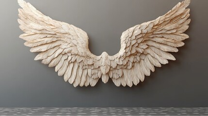 Angel Wings Isolated on Transparent Background Cutout