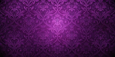 Rich Purple Damask Pattern An Elegant and Luxurious Design for Decor and Fashion Applications
