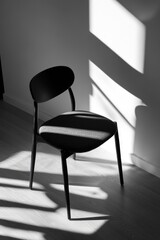 Fototapeta premium Black and White Chair Room