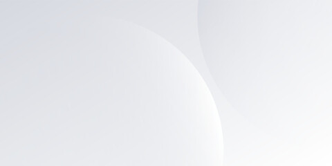 Simple white background with white circle lines digital future modern