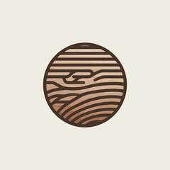 Wood pattern symbol logo