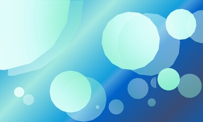 Soft Gradient Background with Translucent Overlapping Circles Creating a Dreamy and Peaceful Atmosphere