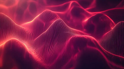 Abstract Deep Magenta Wavy Lines Pattern Background for Technology and Design Applications