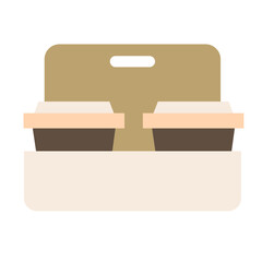 Take Away Coffee Flat Icon