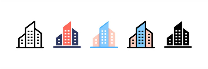 Company Multistyle Icon Set