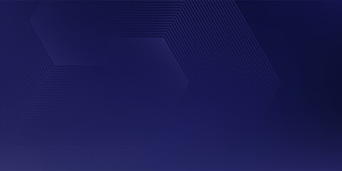 Abstact gradient lines hexagon pattern. Futuristic technology concept design abstract modern