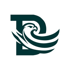 Falcon Wings D Logo