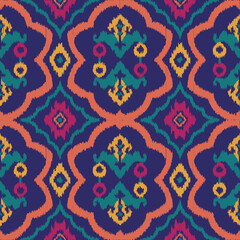 ethnic seamless pattern on background vector