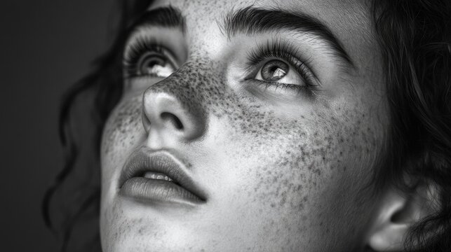 Woman with Freckles