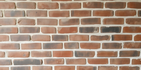Obraz premium Old wall background with stained aged bricks