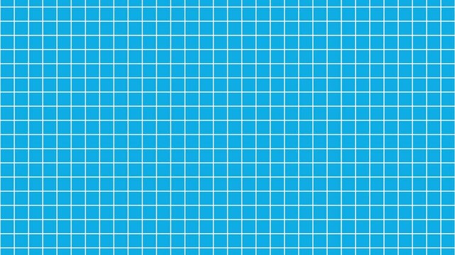 斜めにスクロールする白い罫線の方眼紙 ループする4Kアニメーション背景