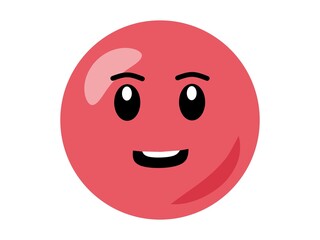 3d render emoji face, smile, show tongue and surprised wow emotion. Yellow naughty comic emoticon character.