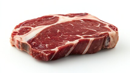 Juicy, tender slices of perfect roast beef isolated on white. Ideal for food ads, menus, and culinary content. High-quality, appetizing, and professionally shot