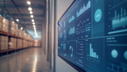 Warehouse Inventory Management System Display