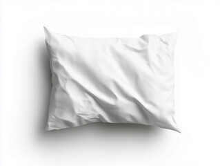 Fototapeta premium Versatile Crumpled Pillow Cushion Mockup: Showcase Your Artwork and Branding with Realistic Texture and Folds for Effective Design Presentation. Perfect for Designers!