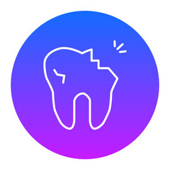 Broken Tooth Icon