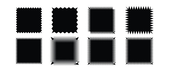 set of Sunburst sticker, price, label and badge and stamp icon, vector illustration.