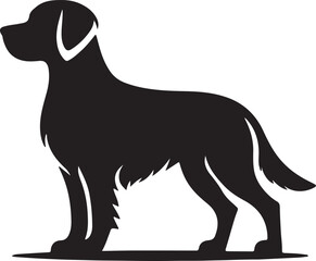 German Shephard Dog Silhouette. Canine SIlhouettes