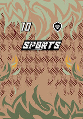 Modern Sports Jersey Abstract Design Soccer Basketball Football Sports Athletic Wear Trendy Colors Minimalist Style Geometric Pattern