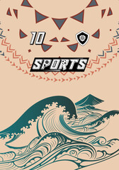 Modern Sports Jersey Abstract Design Soccer Basketball Football Sports Athletic Wear Trendy Colors Minimalist Style Geometric Pattern