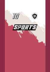 Modern Sports Jersey Abstract Design Soccer Basketball Football Sports Athletic Wear Trendy Colors Minimalist Style Geometric Pattern