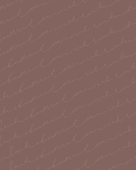 Vintage Lettering with Cursive Background