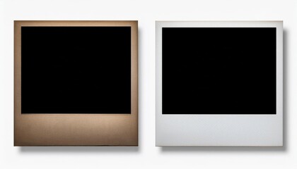 Retro Empty Photo Frame Filled with a Realistic Blank Photography Template Echoing a Vintage Aesthetic, Perfect for Digital Art or Home Decor Inspiration