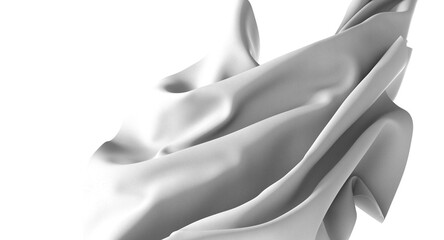 Abstract White Fabric