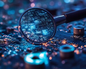 Comprehensive digital forensics review, indepth analysis of forensic methods, digital data tools, evidence collection, hightech crime scene, ultradetailed, 4K resolution