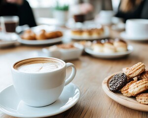 Starting the day with a collaborative buzz, the networking breakfast offers a warm ambiance and stimulating conversations The aroma of freshly brewed coffee fills the air, intertwining with the