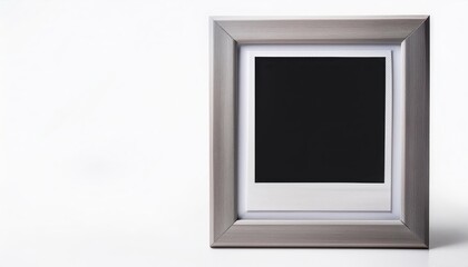 Isolated Photo Frame against a White Background Minimalistic Elegance and Versatility in Design Inspiration