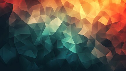 Abstract Geometric Polygonal Pattern Design