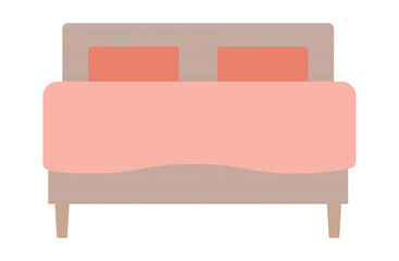 ベッドのベクターイラスト ベット 寝室