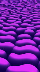 Obraz premium Smooth purple abstract background with wavy shapes