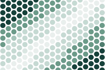 Deep jungle green dots square pattern with a bold and structured grid arrangement. Abstract background concept