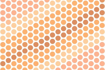 Orange dots square pattern with a structured and minimalistic grid layout. Abstract background concept