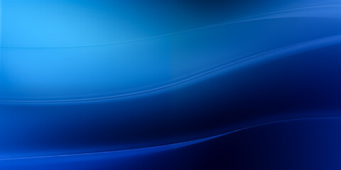 Abstract blue wavy background design with smooth gradients and flowing curves, serene energy.
